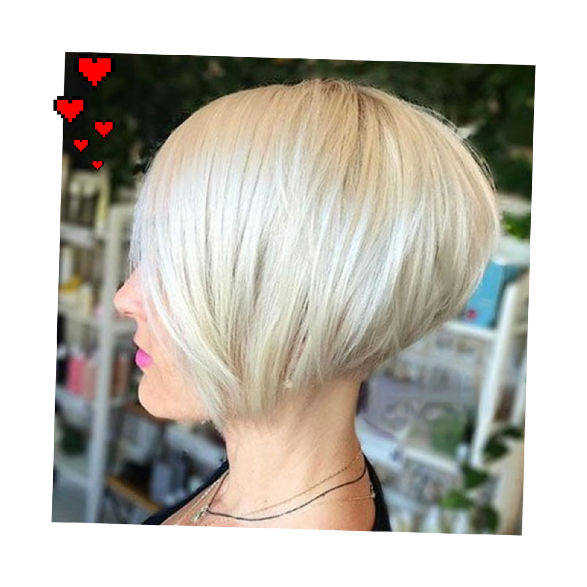 Красивый затылочный блок.