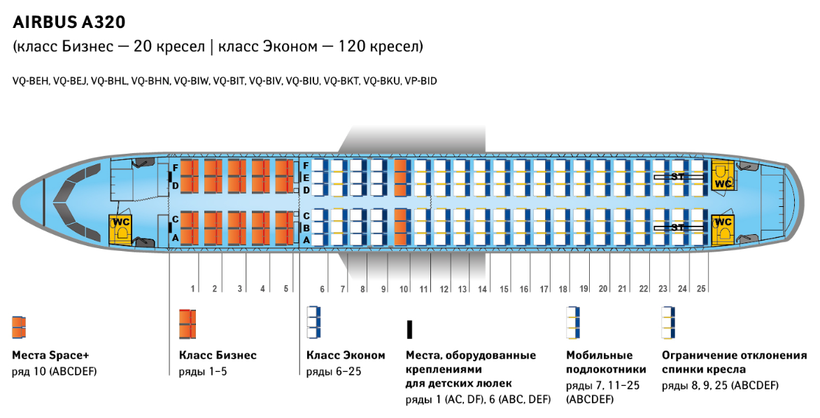 Аэробус а320 схема лучшие места