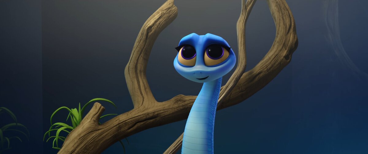 Змейка тайпан, главная героиня мультфильма.