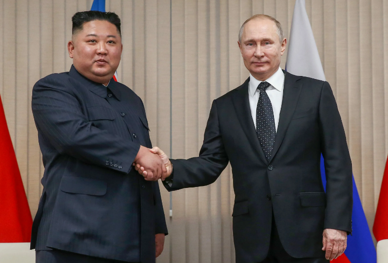 Ким Чен Ын и Владимир Путин