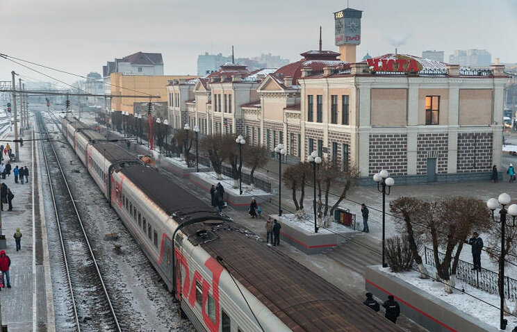 ЖД вокзал в Чите. Фото с Яндекса.