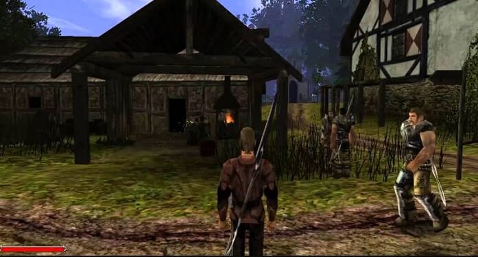 Лагерь наёмников