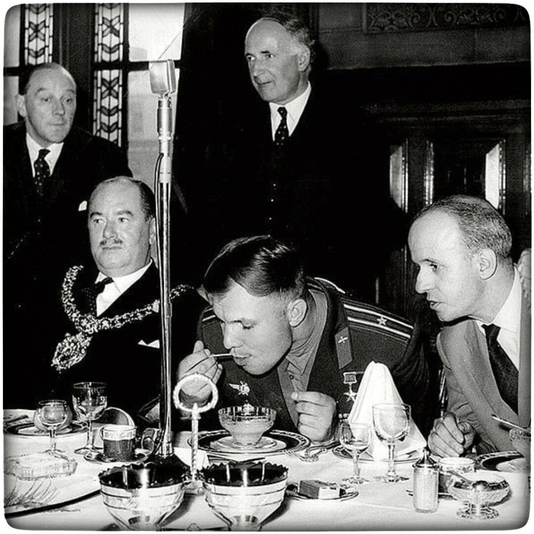 Юрий Гагарин на приёме