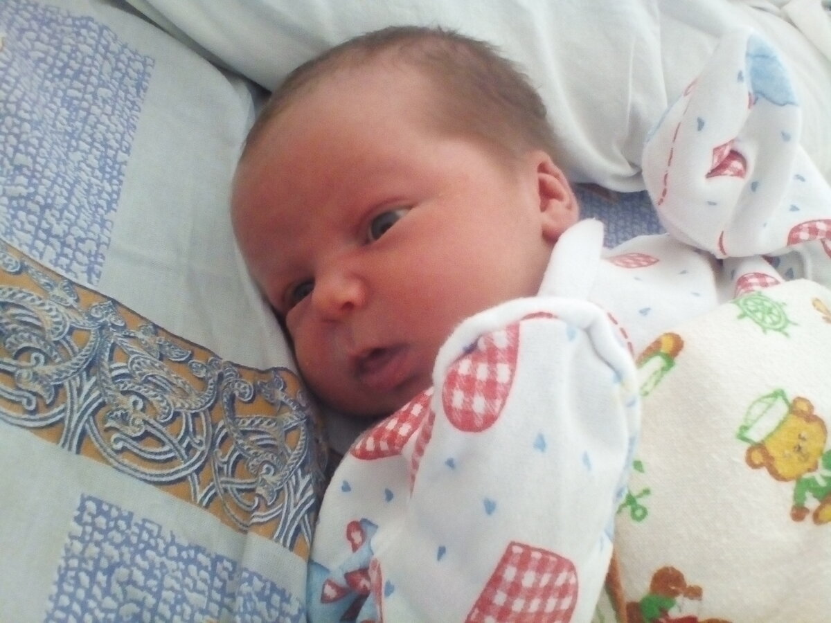 Фото автора, первый день после родов