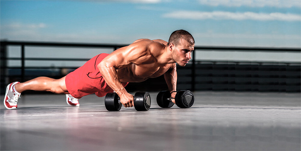 Barbell Push up