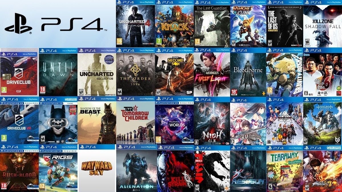 Игры на playstation 4 картинки