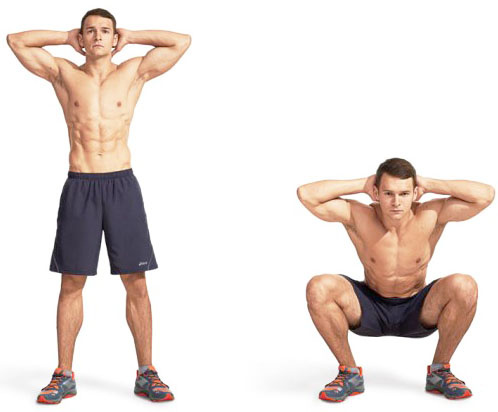 Упражнение "Приседания".