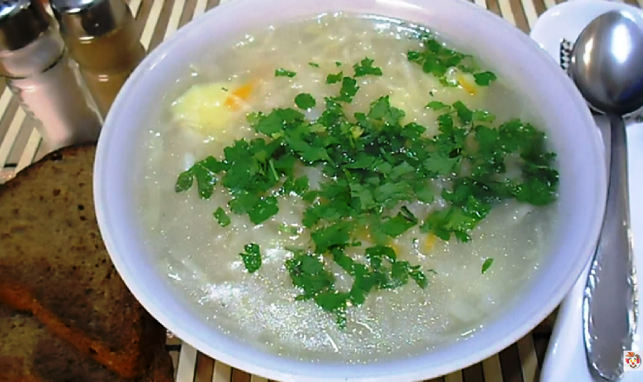 Быстрый суп из квашеной (кислой) капусты - вкуснейший "Капустняк" с рисом