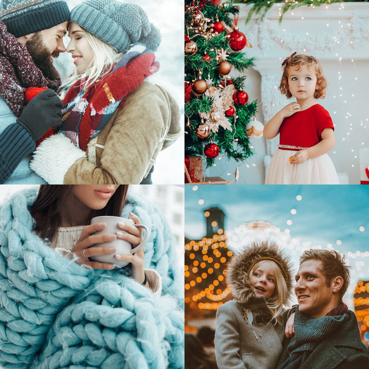Зимние пресеты. Winter lightroom presets