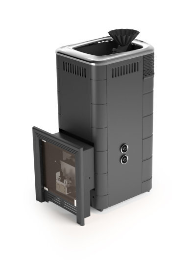 Газовая печь для бани ТМФ Таймыр XXL 2017 Inox