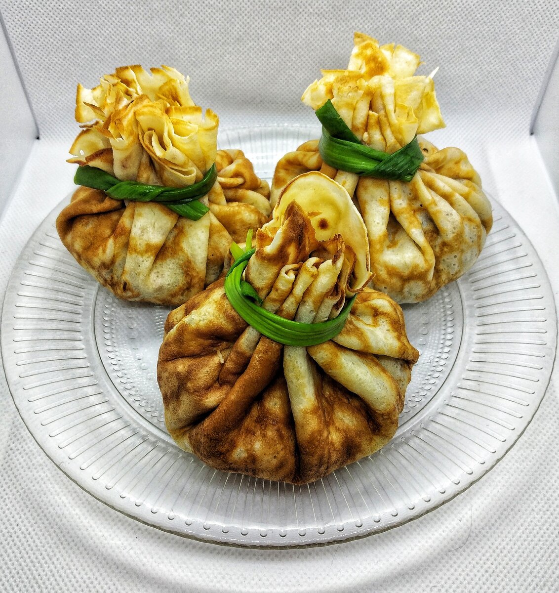 Блинчики с курицей и грибами