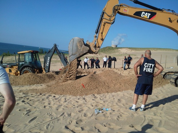 Работы по спасению 6-летнего Натана Восснера. / ©National Park Service Photo