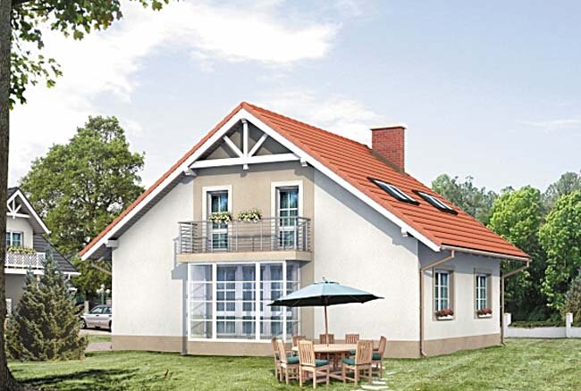 Технико-экономические показатели:   ✔ Полезная площадь - 165,0 м²;  ✔ Площадь застройки - 139,2 м²;     ✔ Угол наклона крыши - 35°;   ✔ Высота до конька – 8,3 м 