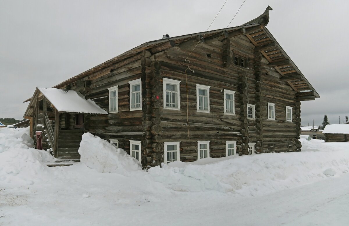 "Дом с конём" в деревне Верколе