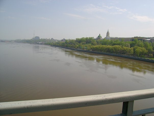 Река Кама в Перми