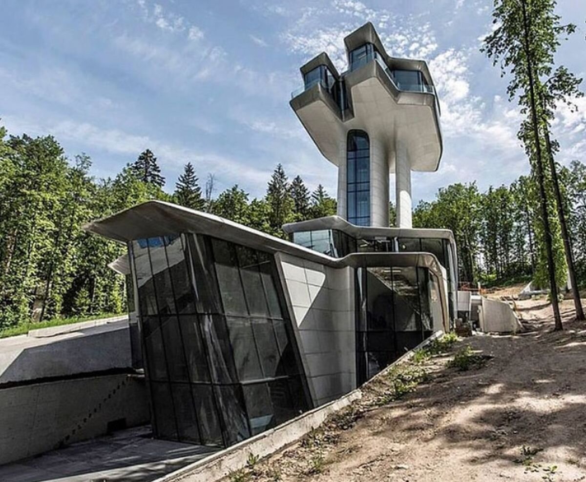 Дом в барвихе по проекту захи хадид