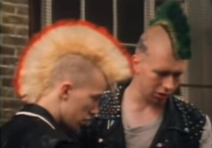 Лондонские панки, 1985 г. 