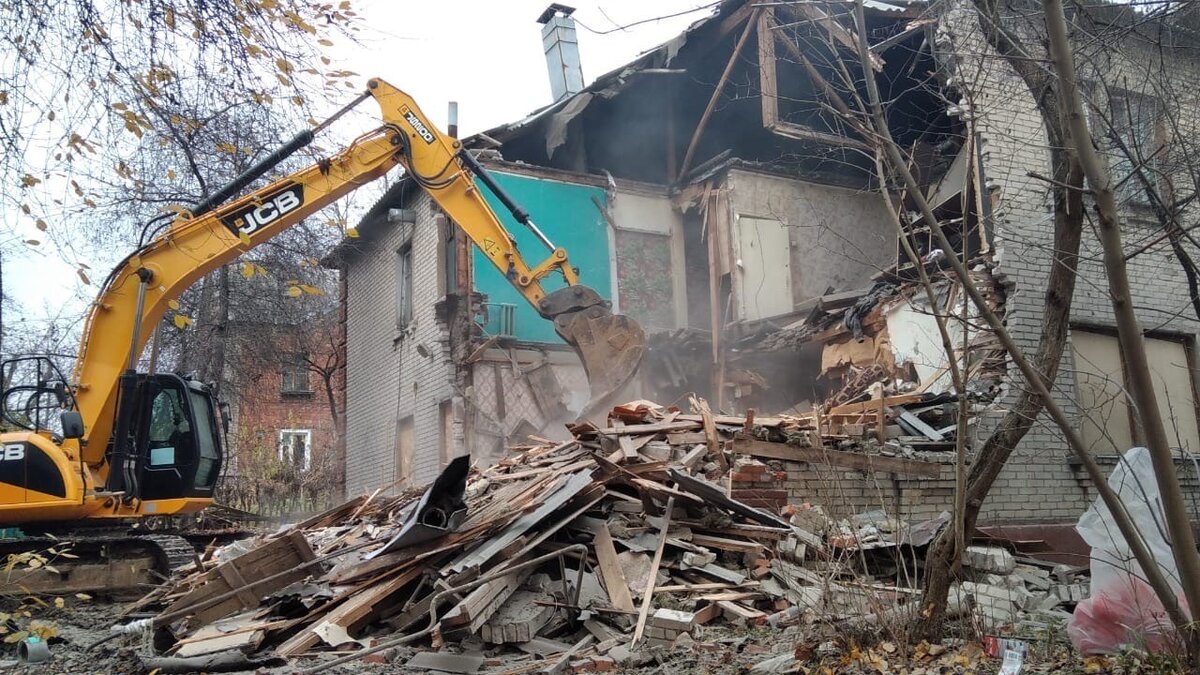 В Видном на Строительной улице снесли многоквартирный дом. Что будет на его  месте | Видное 24 | Дзен