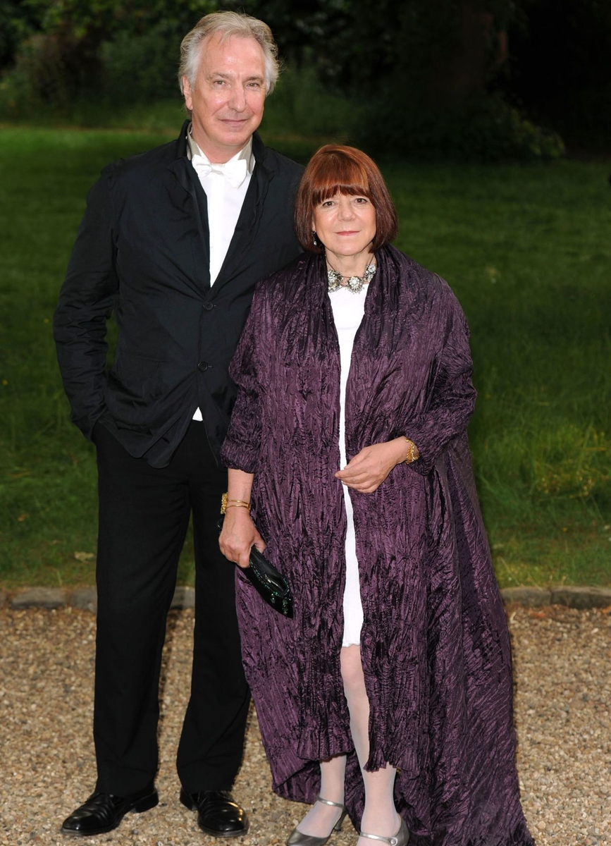 Алан Рикман и Рима Хортон