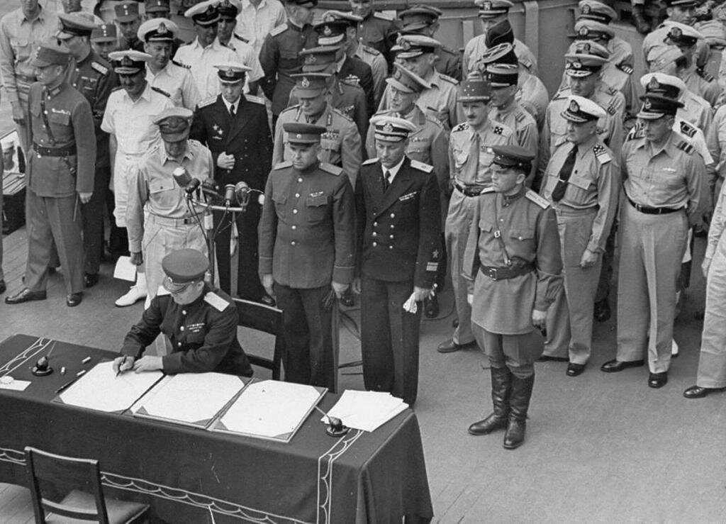 2 сентября 1945 года. Завершение двух войн: империалистической и советско-японской. Через неделю завершится еще одна война, японцы подпишут капитуляцию перед Китаем. (Иллюстрация из открытых источников)