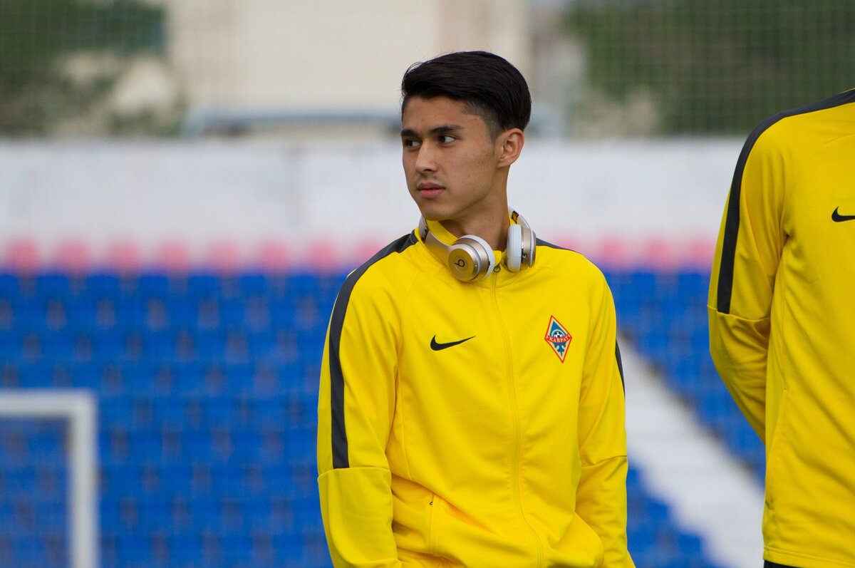 Акмаль Бахтияров в составе «Кайрата»