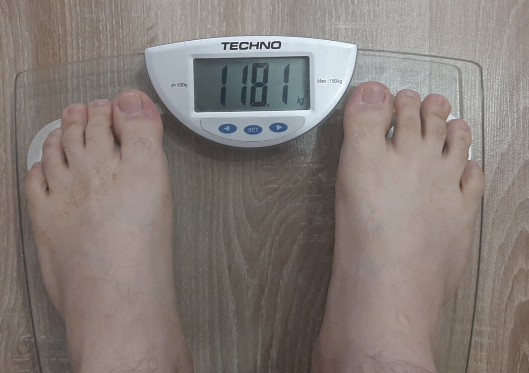 За вчерашний день мне удалось скинуть -0,8 кг.  