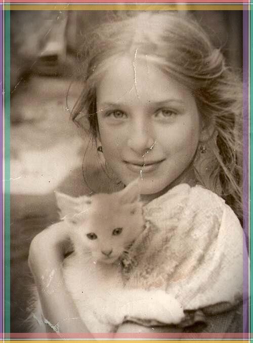 Ирина Гринева в детстве.