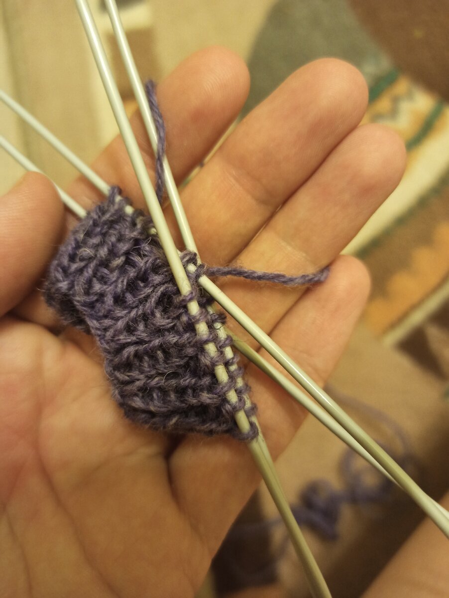 Начало носочка