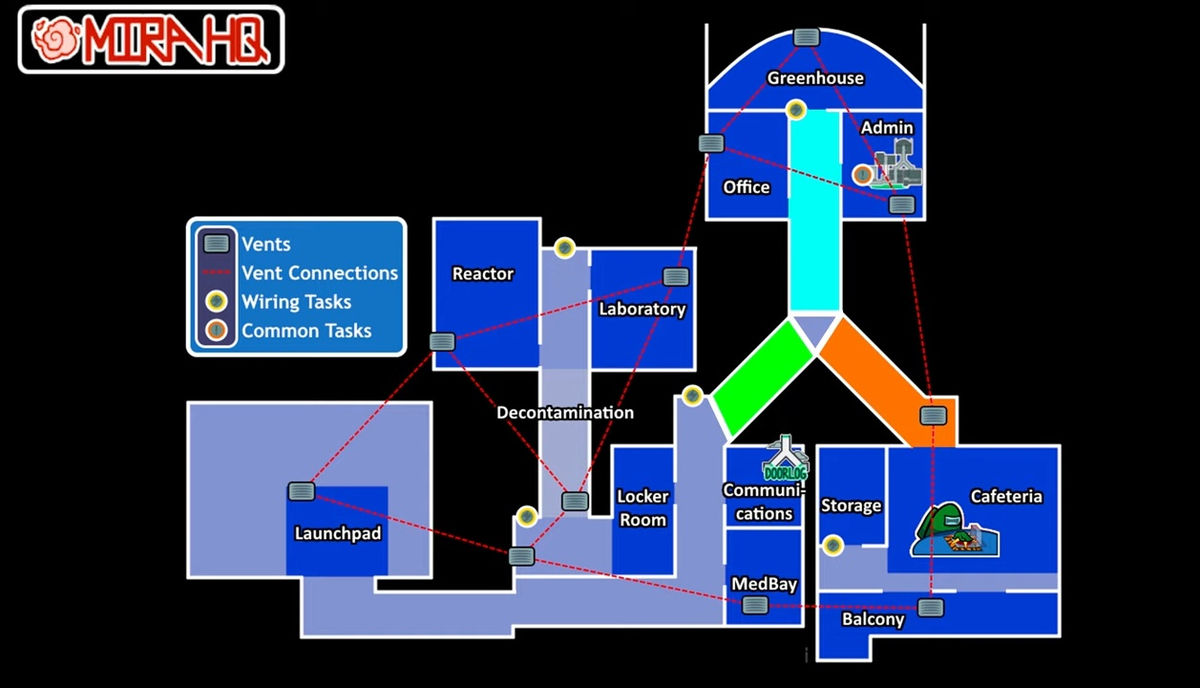 Карта амонгаса. Among us карта Mira hq. Карта MIRAHQ among us. Амонг АС вторая карта.