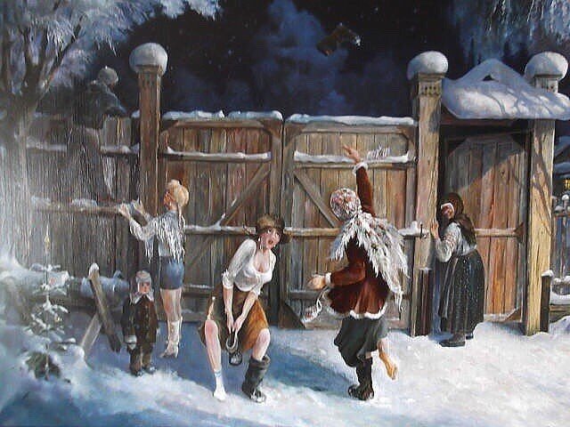 Гадание на валенках. Яндекс.Картинки