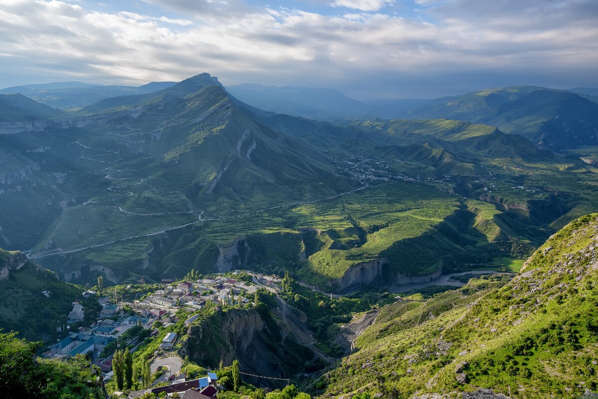 Рельеф горного Дагестана