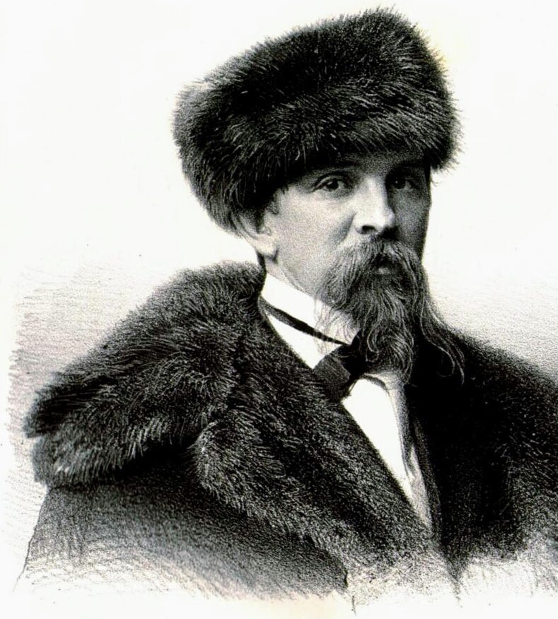 Василий Григорьевич Худяков, 1861 год, иллюстрация из журнала «Русский художественный листок»