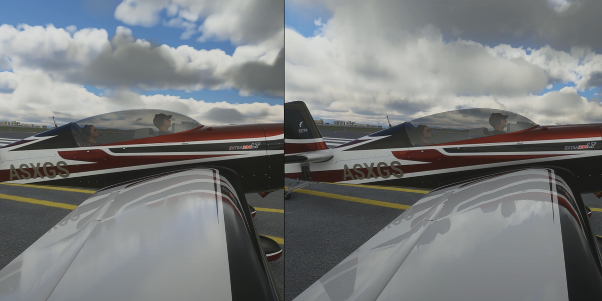 Есть небольшая разница в качестве отражений.