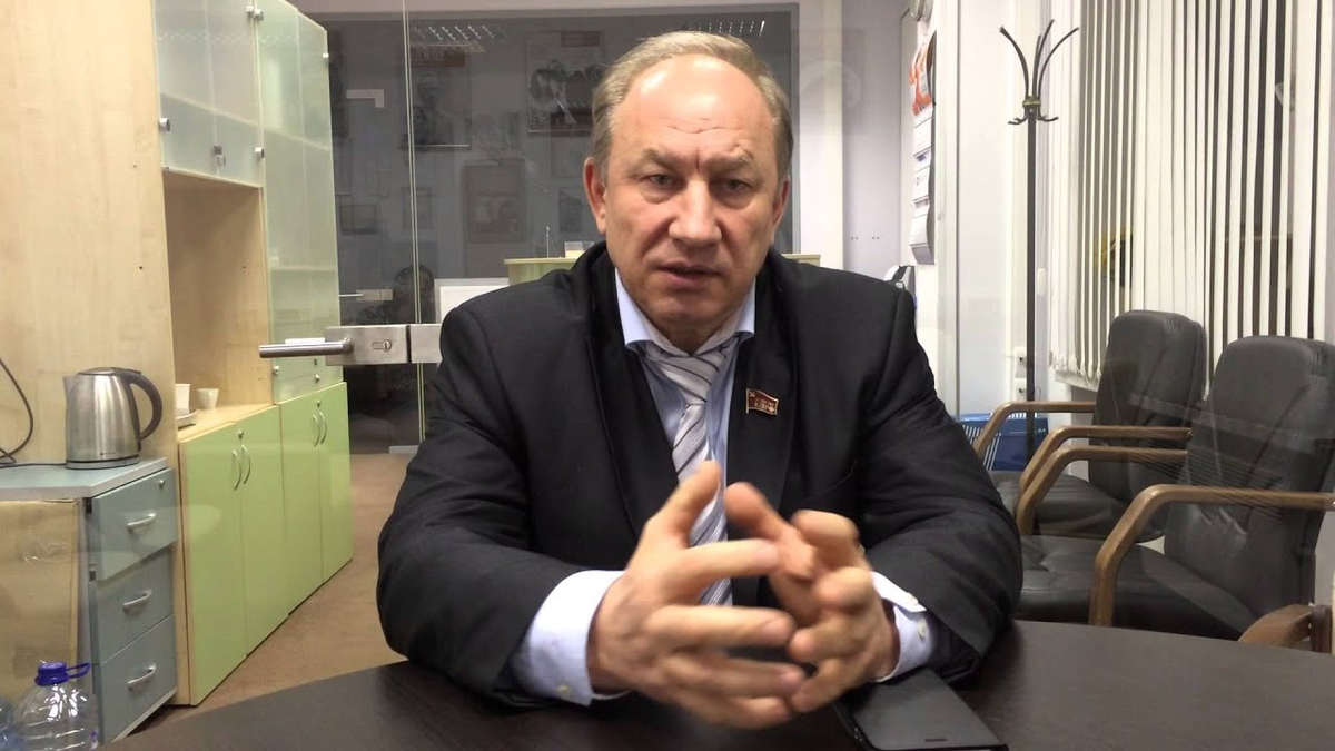 Депутат Госдумы РФ от КПРФ Валерий Рашкин. Фото из интернета.