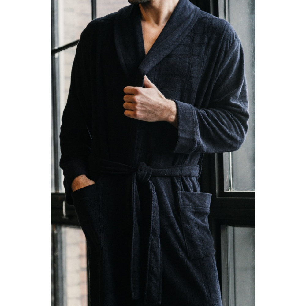 халат мужской laete (россия/германия). темный мужской халат. Peche monnaie халат мужской. халат махровый кимоно (44-46). халат мужской длинный.