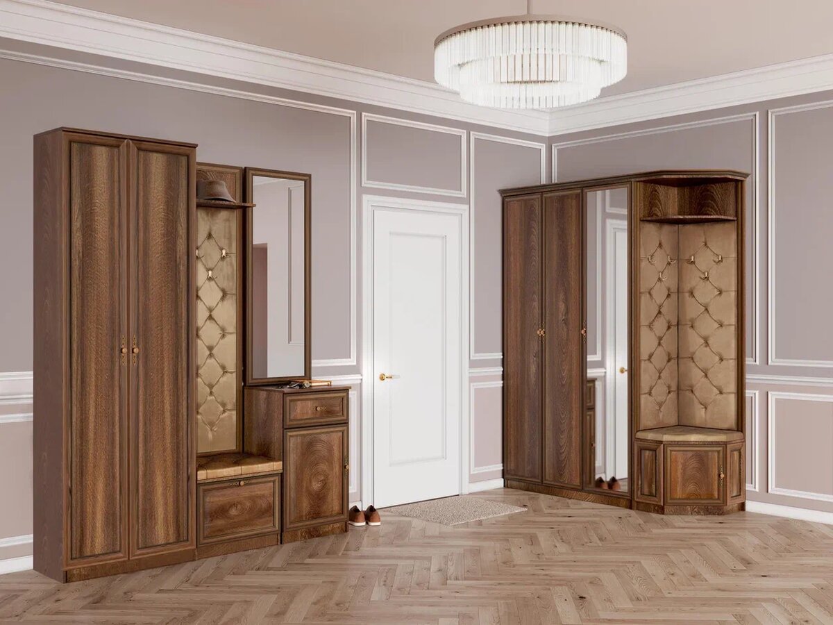 Зеркала в прихожей, настенное и совмещенное со шкафом