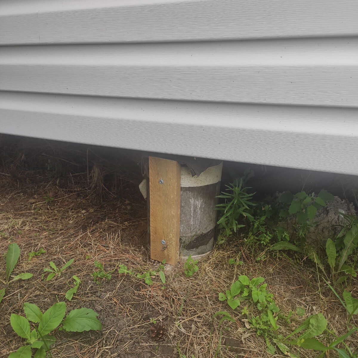 Основание под доски обрешетки.