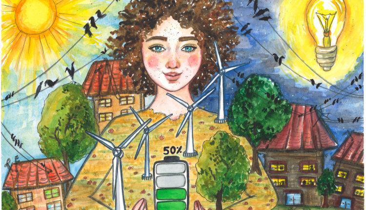 Рисунок Коротыгиной Дарьи из Калуги (конкурс прошлого года) /СИБУР 