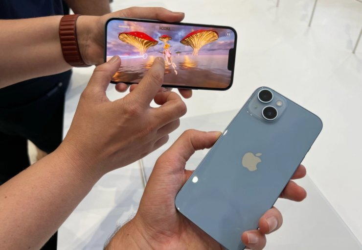    Производительность iPhone 14 Plus падает уже в первые десять минут.