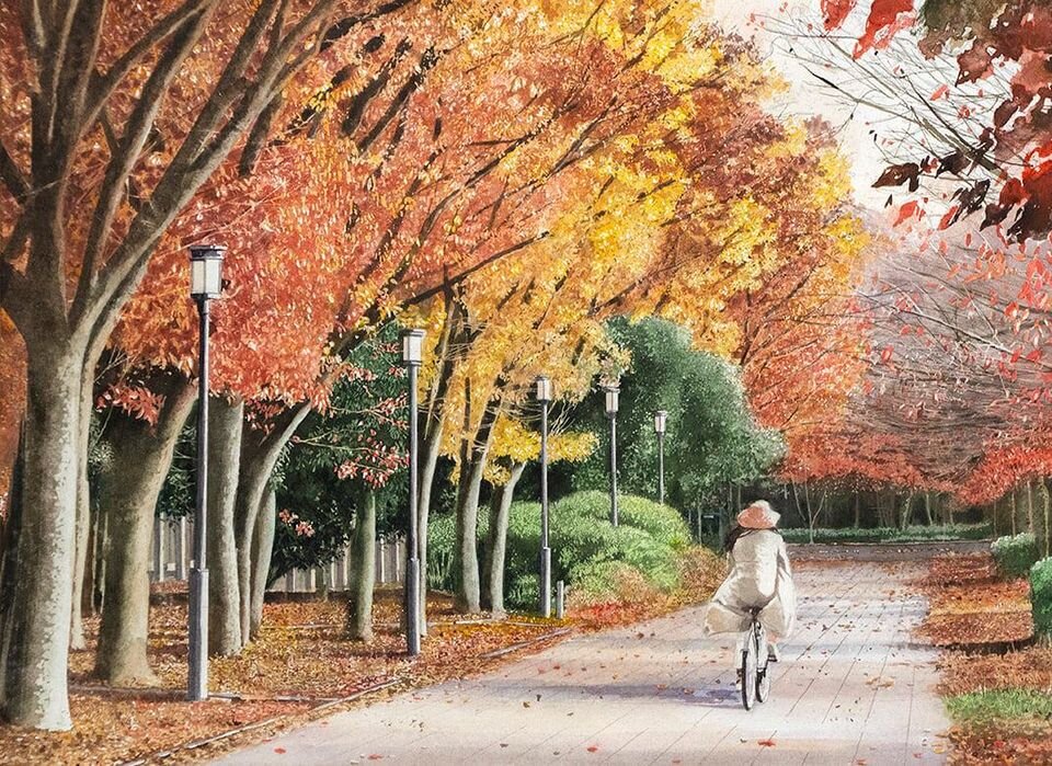  Masato Watanabe watercolor 