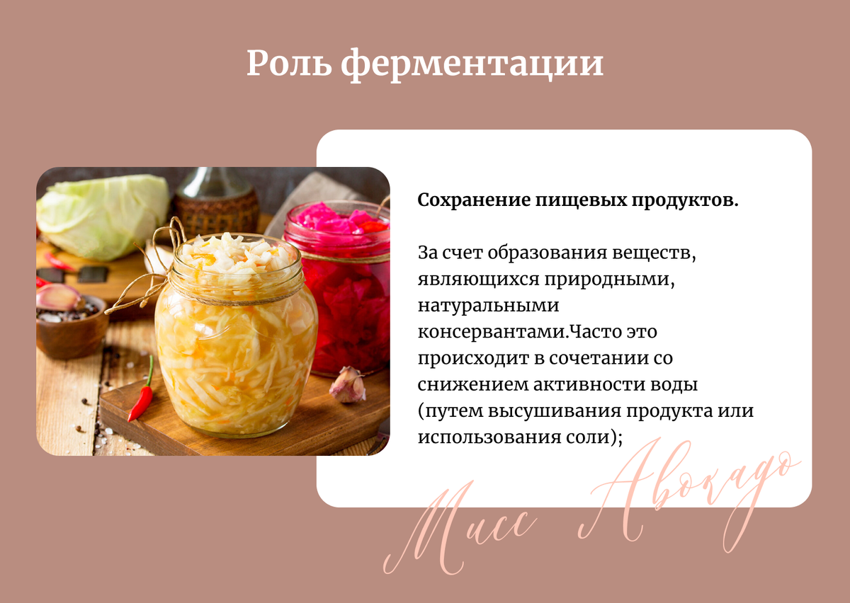 Ферментированные продукты | Мисс Авокадо, нутрициолог о здоровье | Дзен