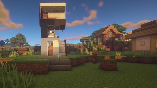 Minecraft - Постройки. Как построить красивый дом за 5 минут в майнкрафт? Как сделать красивый дом?