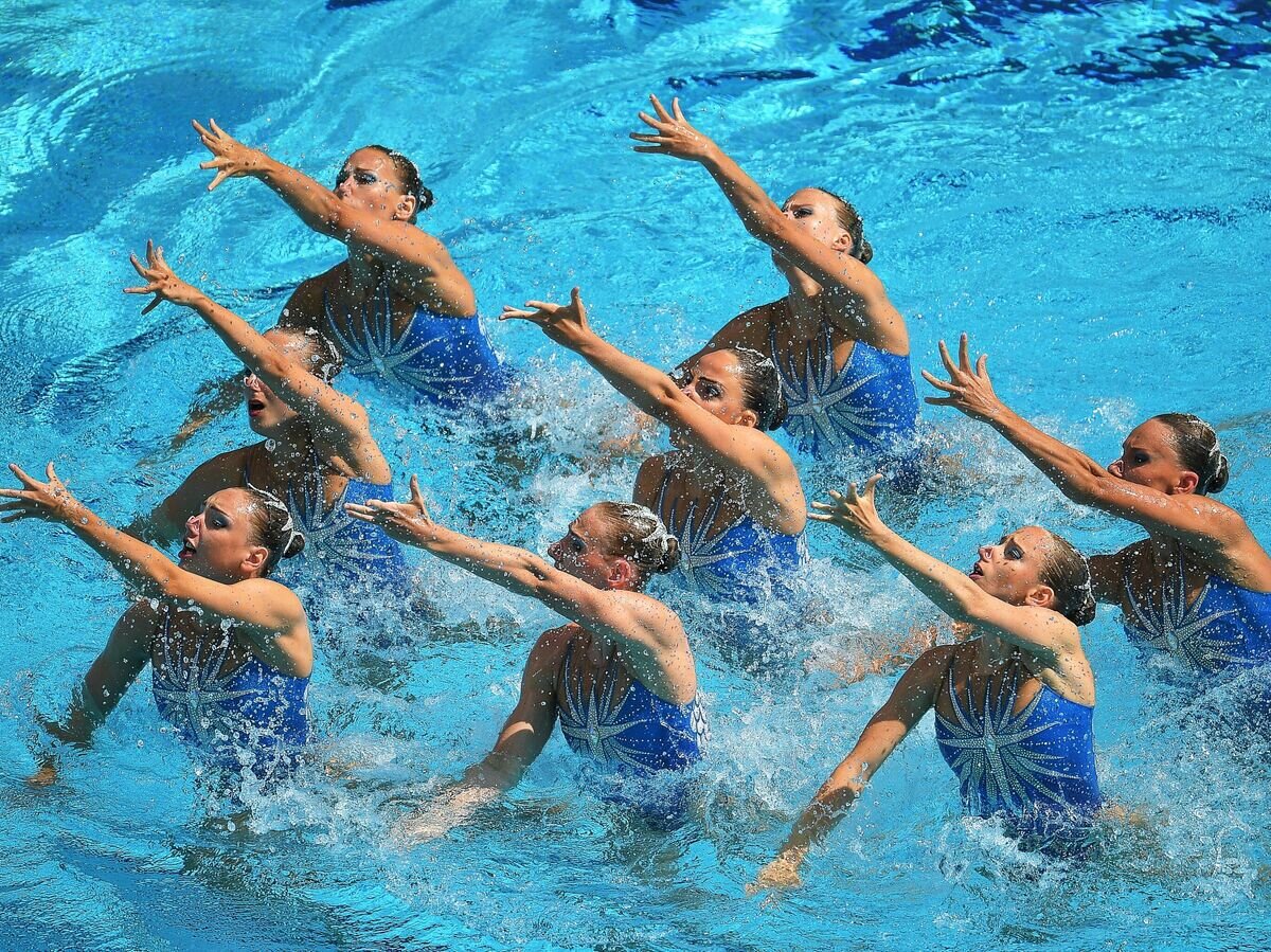 спорт синхронное