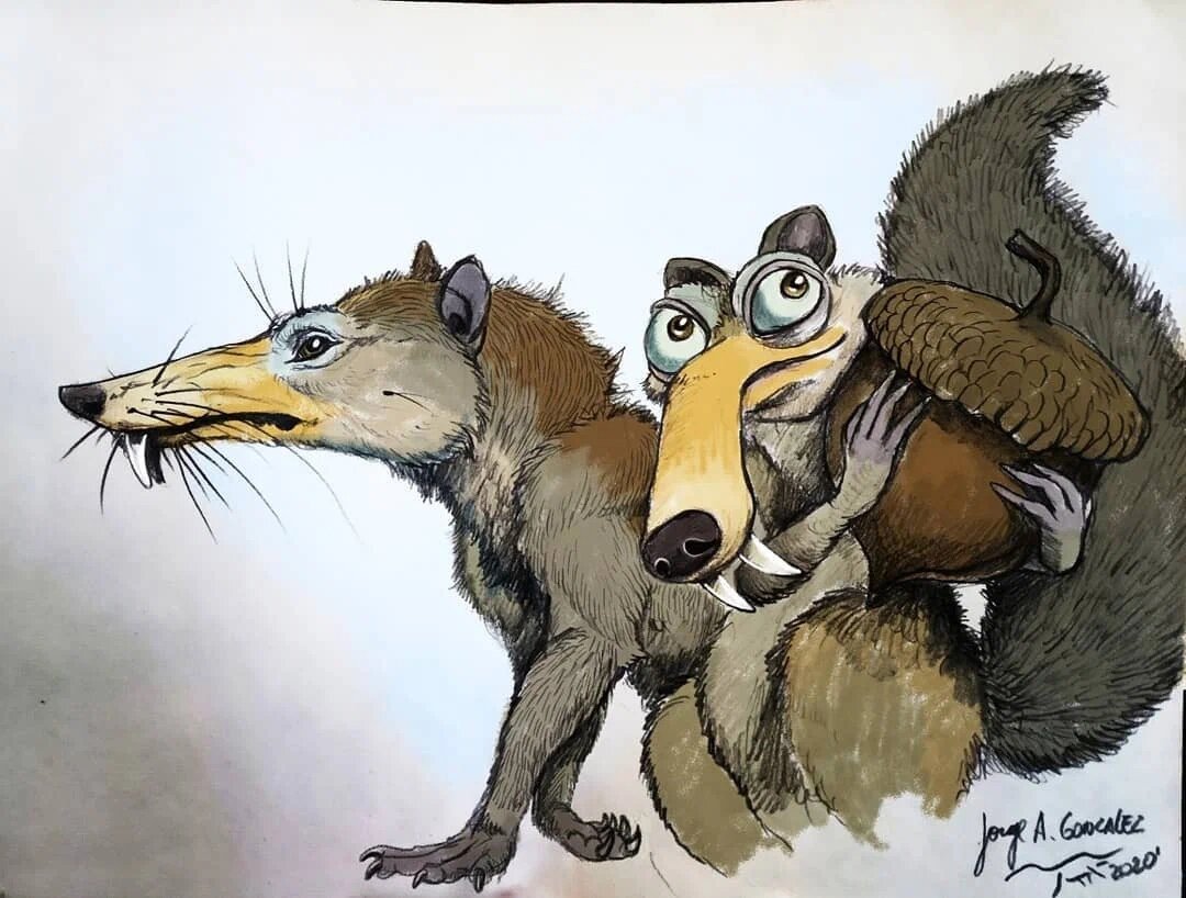 Скрат и кронопио.