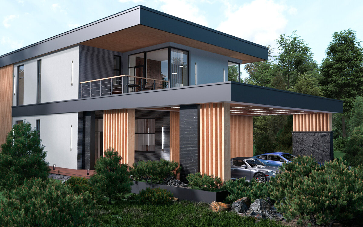 "Эскизный вид дома