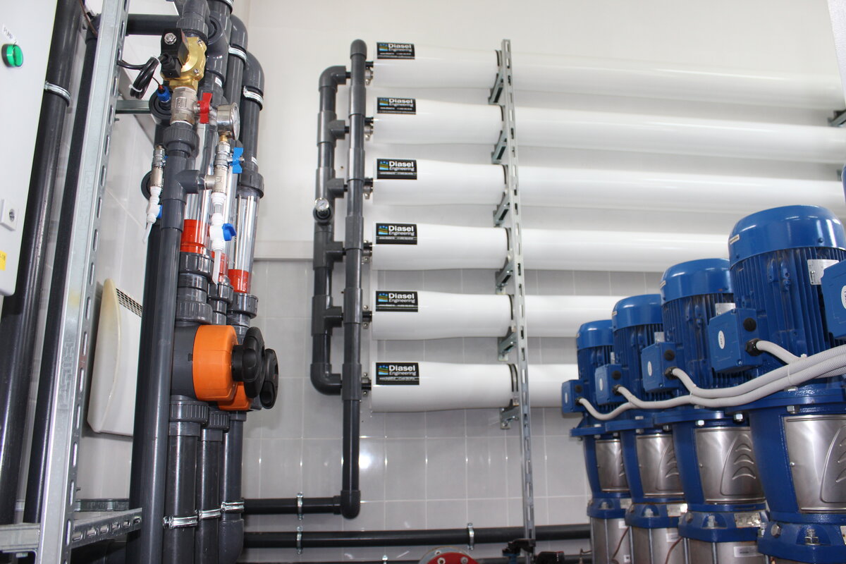Система промышленного осмоса компании Diasel