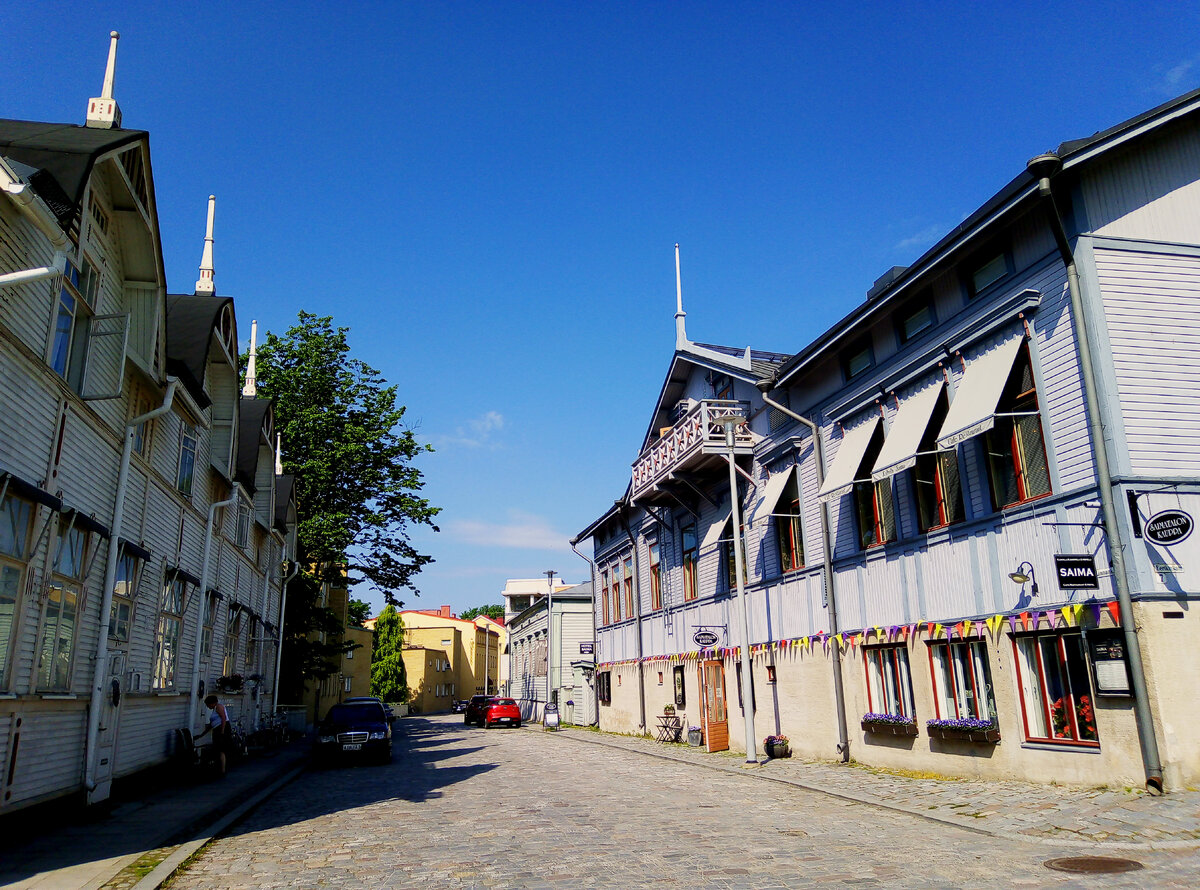 Улица Linnankatu. Фото автора