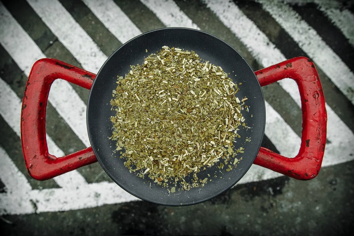 листья мате