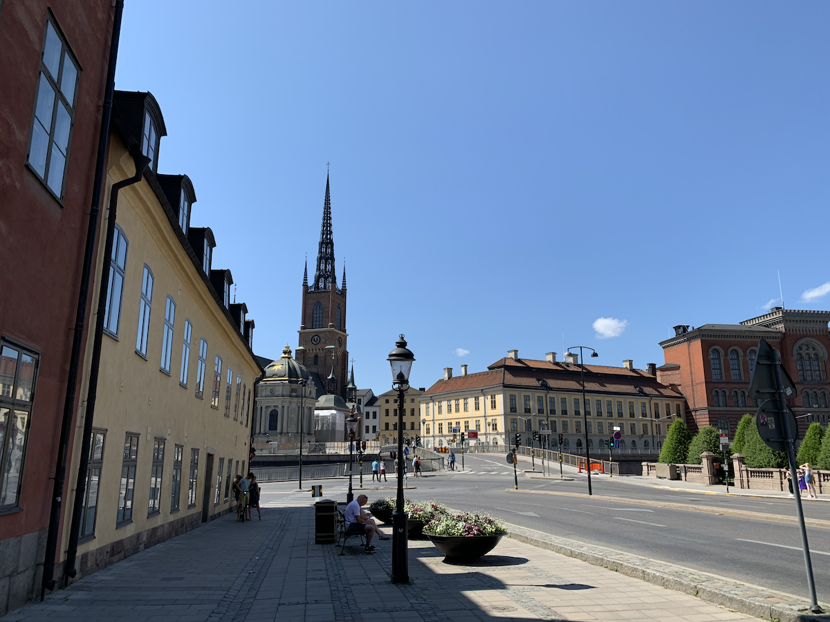 Старый город (Gamla Stan) в столице Швеции