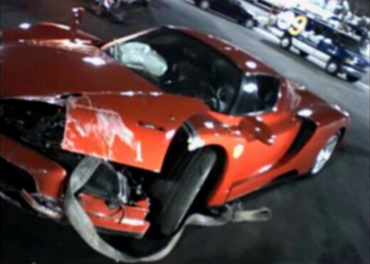 Ferrari Crash